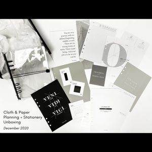 NEW ✨ Cloth & Paper December 2020 Subscription Box